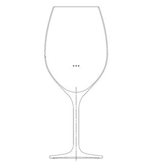 BANQUET Bordeaux glass "130" 60cl Med*** Merket med *** ved 12,5cl - Zwiesel 