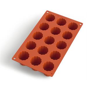Bakeform silikon,15 CANNELéS Ø:45 H:45mm GN 1/3 