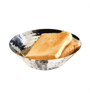 Brødkurv rund Ø:16cm hammerslått stål 