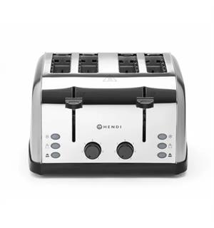 Brødrister 4 skiver, 1500W 