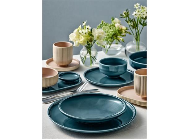 COMPANION tallerken coupe flat Ø:210mm Feltspatporselen med farget glasur