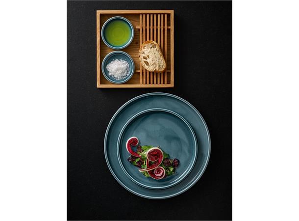 COMPANION tallerken coupe flat Ø:210mm Feltspatporselen med farget glasur