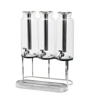 Craster drikkedispenser MINI x3 komplett Drypfat og stativ medfølger- 3 x 3ltr 