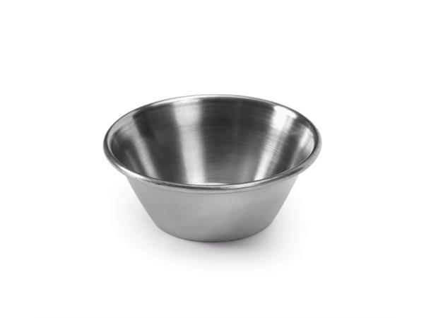 Dipskål rustfritt stål 4,5cl Ø:62mm / H:25mm