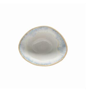 Dyp skål oval 13cl blå, BRISA L:99mm B:74mm H:60mm - Steingods 