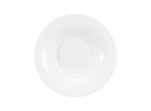 Dyp tallerken Ø:20cm/20cl SMART, Stripes Struktur Stripes - Høybrent porselen
