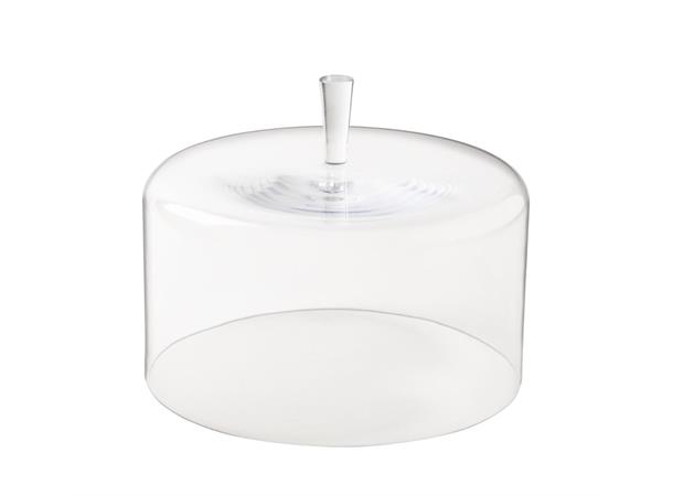 Glassklokke Ø:250mm Ø:250mm H:194mm Vekt:1124gr.