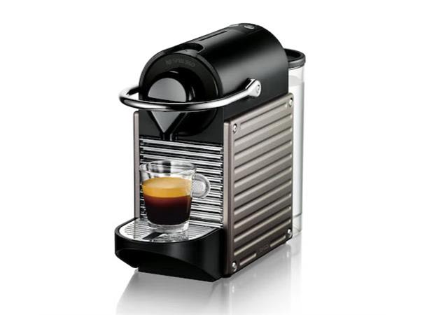KRUPS Nespresso PIXIE XN 304 kaffemaskin Titan - Egnet for hotelrom