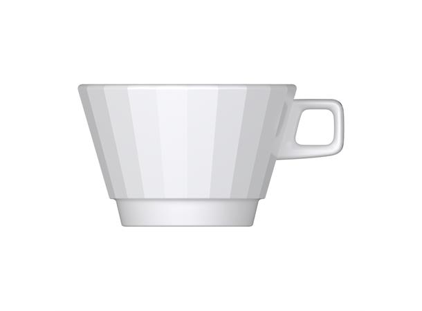 Kopp 26cl EDGE, Hvit Ø:101/H:58mm - Høybrent porselen