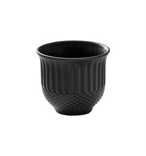 Kopp uten hank 8cl, sort, PINE Vitroporselen 