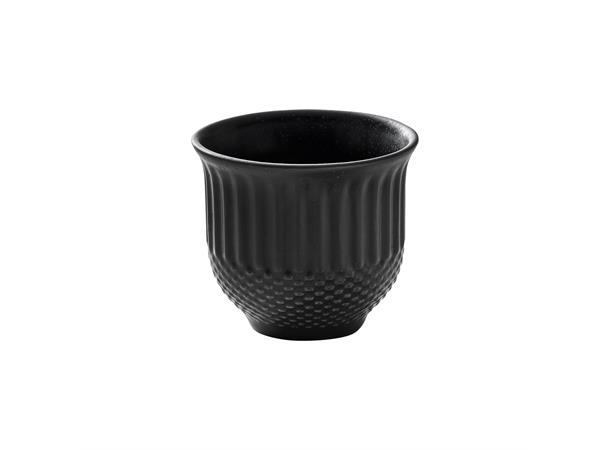 Kopp uten hank 8cl, sort, PINE Vitroporselen