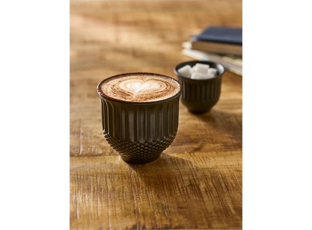 Kopp uten hank 8cl, sort, PINE Vitroporselen