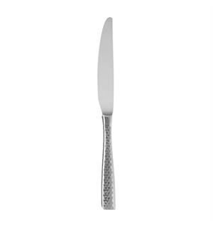 LUCCA FACET middagskniv L:251mm I hamret rustfritt stål 