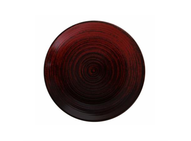 LYKKE flat tallerken coup Ø:170mm. Rød Ø:170mm H:22mm Vekt:257gr.