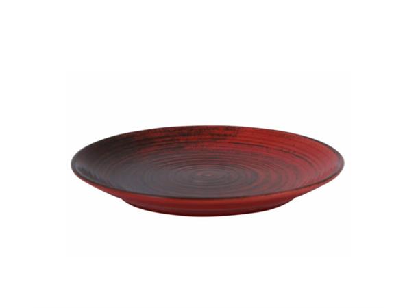 LYKKE flat tallerken coup Ø:170mm. Rød Ø:170mm H:22mm Vekt:257gr.