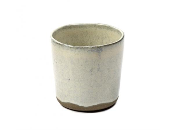 MERCI kopp u/hank Ø:74mm, hvit Lekent og lunt i steingods