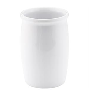 Melamin dressingkrukke 2 ltr, hvit Ø:140mm H:207mm 