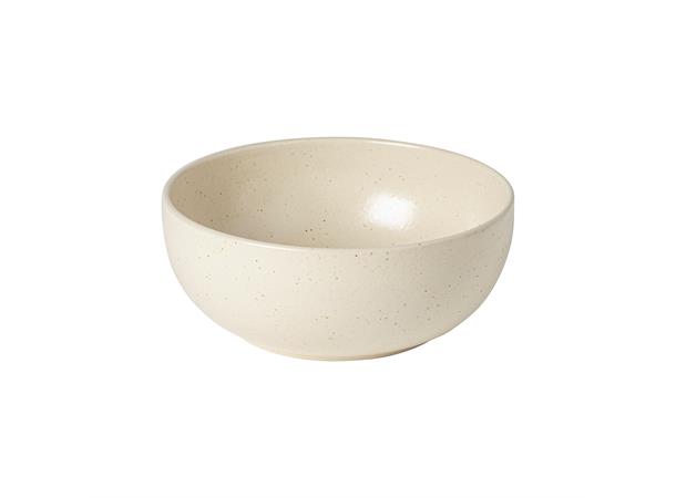 PACIFICA bolle rund Ø:19cm, Vanilje Ø:19cm - Robust steingods
