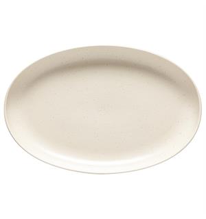 PACIFICA tallerken coupe oval 41x26, Van 41x26cm- Robust steingods 