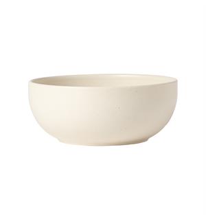 PACIFIC bolle rund Ø:19cm, Vanilje Ø:19cm - Robust steingods 