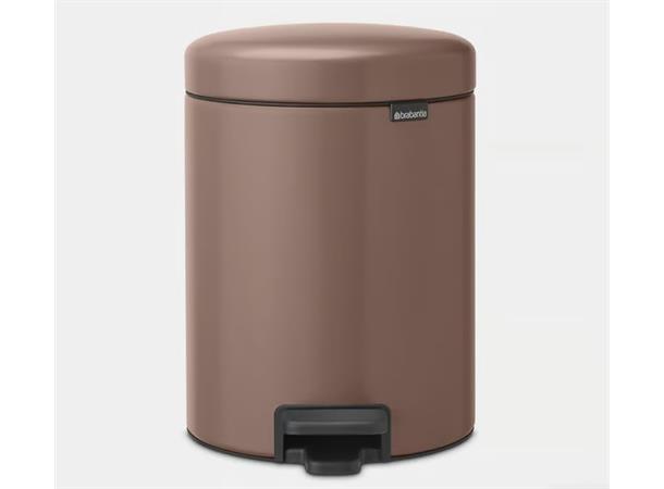 Pedalbøtte 5ltr Brabantia, Taupe