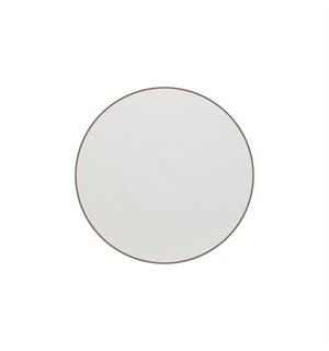 SHIRO gourmettallerken flat Ø:110mm Dekor: Hvit med rim 