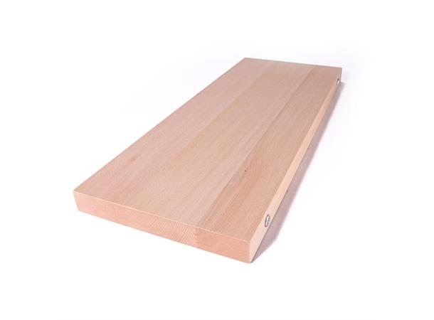 Skjærebrett boltet, tre 750x300x40mm Heltre bøk. Produsert i Sverige