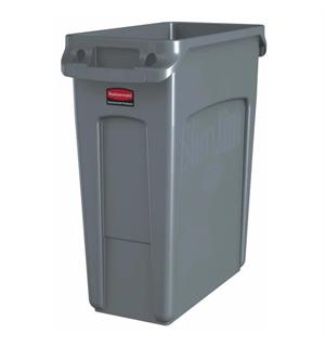 Slim Jim avfallsbeholder 60ltr, Mørk grå Rubbermaid 