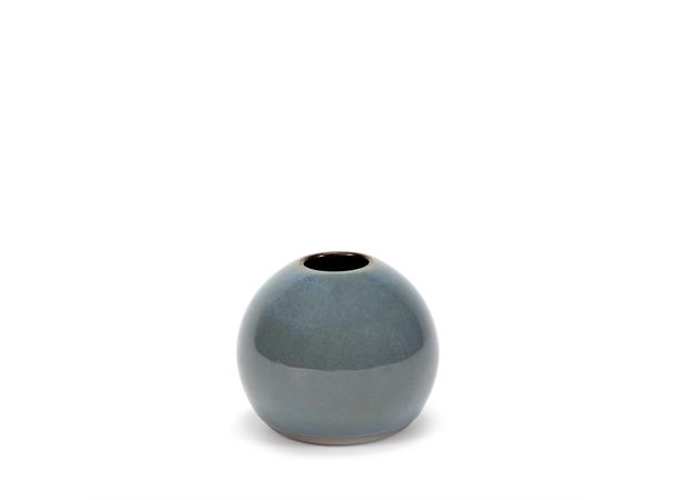 TERRES vase "ball" Ø:60/H:50mm, gråblå Smokey Blue