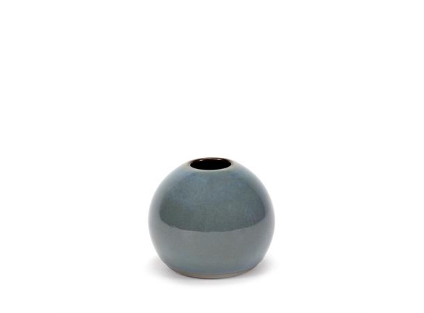 TERRES vase "ball" Ø:60/H:50mm, gråblå Smokey Blue