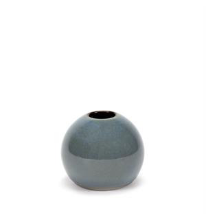 TERRES vase "ball" Ø:60/H:50mm, gråblå Smokey Blue 