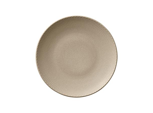 Tallerken coupe Ø:170mm, brun, PINE Vitroporselen