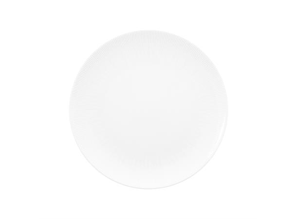 Tallerken coupe Ø:20cm SMART, Stripes Struktur Stripes - Høybrent porselen