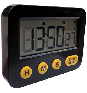 Tidsur digitalt B:85mm, L 65mm Går til 99 timer,59min,59sec 