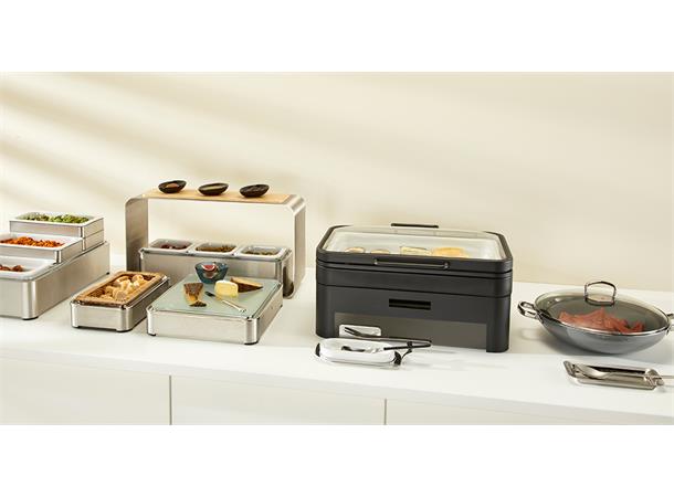 WMF Hot&Fresh - Basic ramme GN1/1 Sort GN1/1 Høyde:240mm