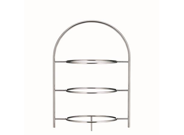 WMF stativ 3 etasjer rustfritt stål Maks tallerken Ø:160mm
