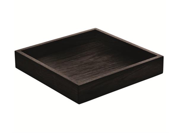 ANANTI brett u. fot kvadratisk. Wenge L:180mm B:180mm H:34mm
