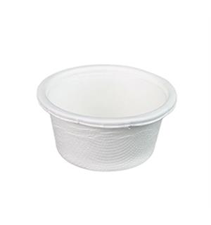 Bagastro engangs dipskål Ø:60mm 6cl Pakke á 1000 stk - Sukkerfiber 