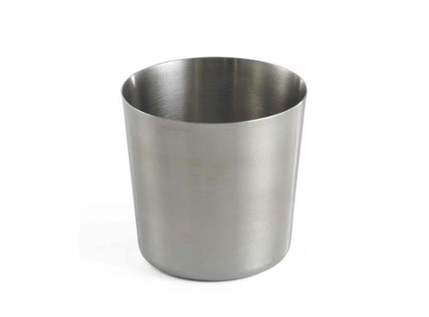 Beger rustfritt stål 41,4cl/Ø:85mm Garnityrskål/snacksbeger