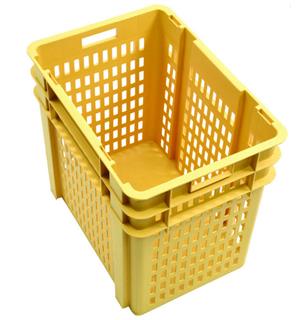 Brødkasse i perforert plast 120ltr 64x45xH55,5cm 