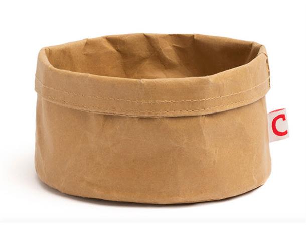 Brødpose i Craft papir Ø:200mm, brun Vaskbar på 30 grader