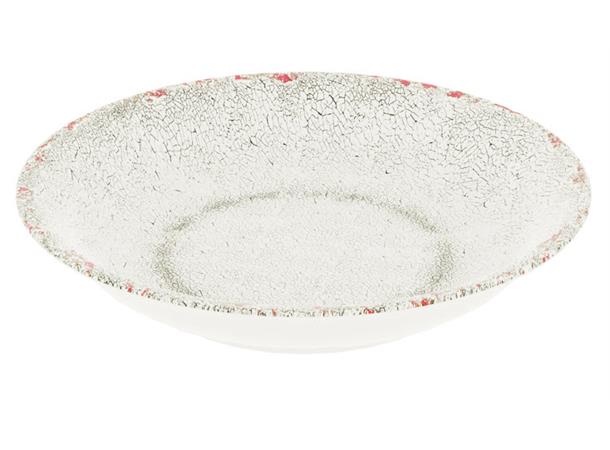 CASABLANCA rund bolle i melamin HVIT Ø:350mm H:70mm 3,5ltr