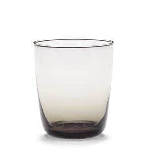 CENA vannglass/tumbler 33cl, sort Farget glass 