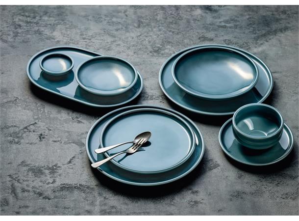 COMPANION tallerken coupe flat Ø:240mm Feltspatporselen med farget glasur