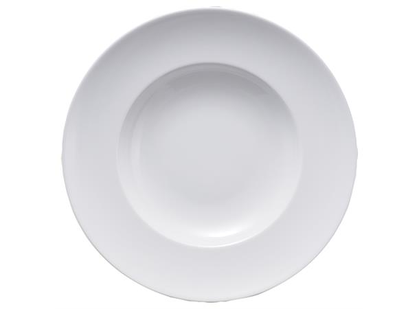 Dyp tallerken Ø:30cm/50cl SMART, Hvit Pastatallerken - Høybrent porselen