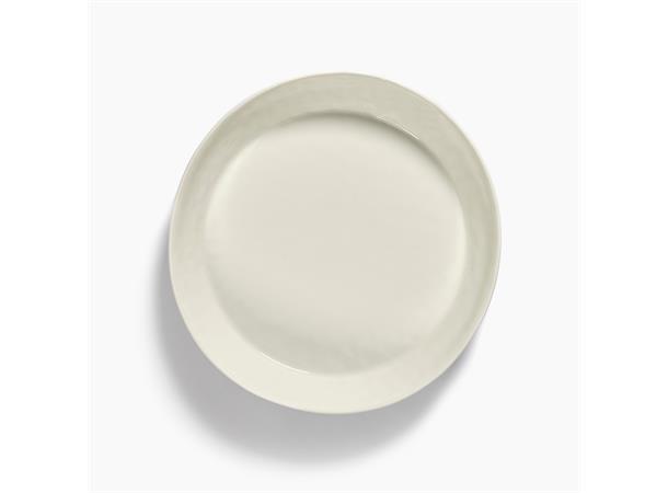 FEAST fat halvdypt Ø:300/H:60mm Dekor: White Stripes Blue