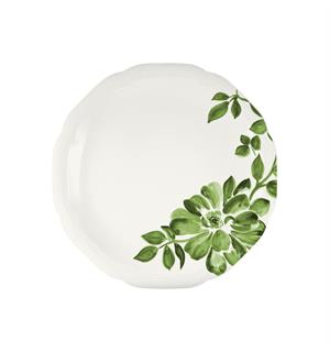 FLORAL CHARM tallerken coupe Ø:21cm Grønn - Noble China 