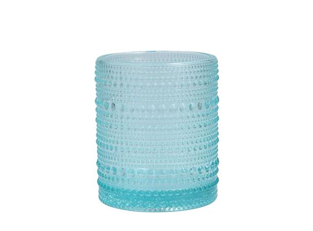 JUPITER tumbler/telysholder 30cl. Turkis Ø:76mm H:94mm 30cl