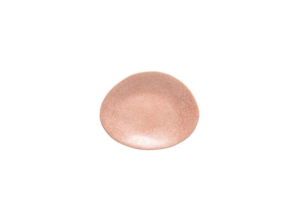 LIVIA tallerken oval 150x120mm, Rosa Steingods - Mauve Rose