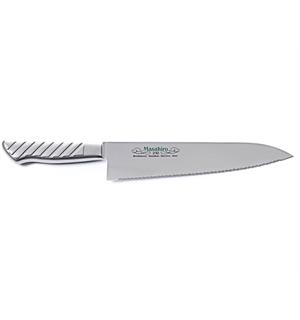 MASAHIRO MVS Brødkniv 21cm Med stålhåndtak og sagtenner 
